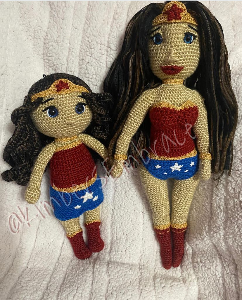 crochet doll wonder-woman wonder woman crochet