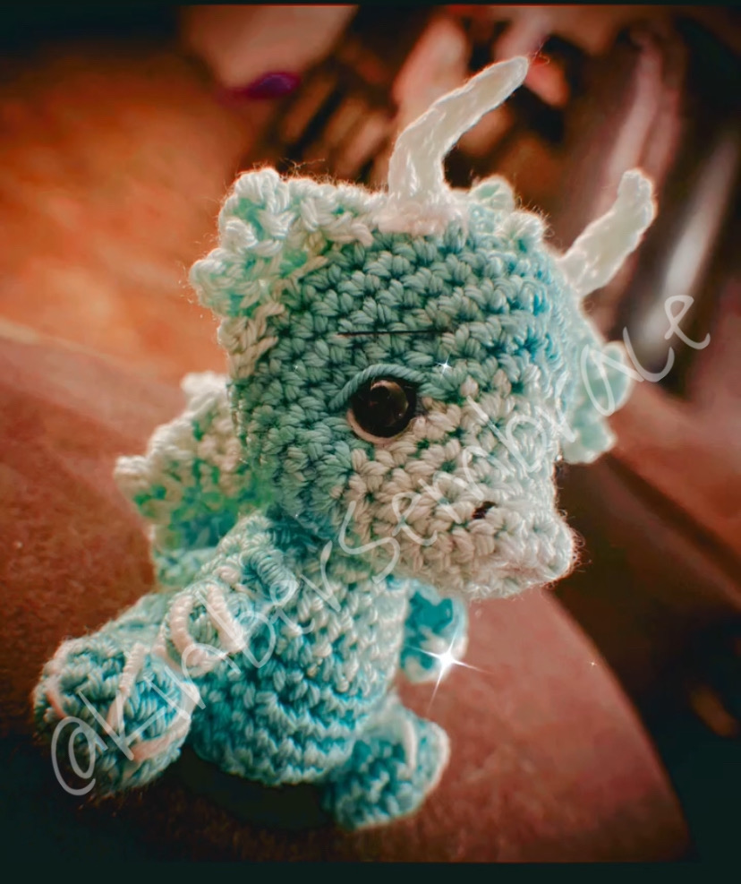 crochet dragon